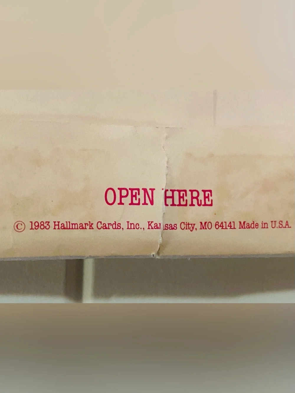 Hallmark vintage 1983